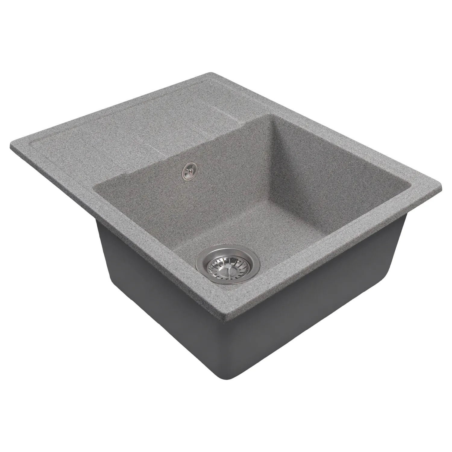Мойка MIXLINE МЛ-ГМС103 (ML-GMS103) СТАНДАРТ с крылом, темно-серый (309), 570*460*190мм (558119)