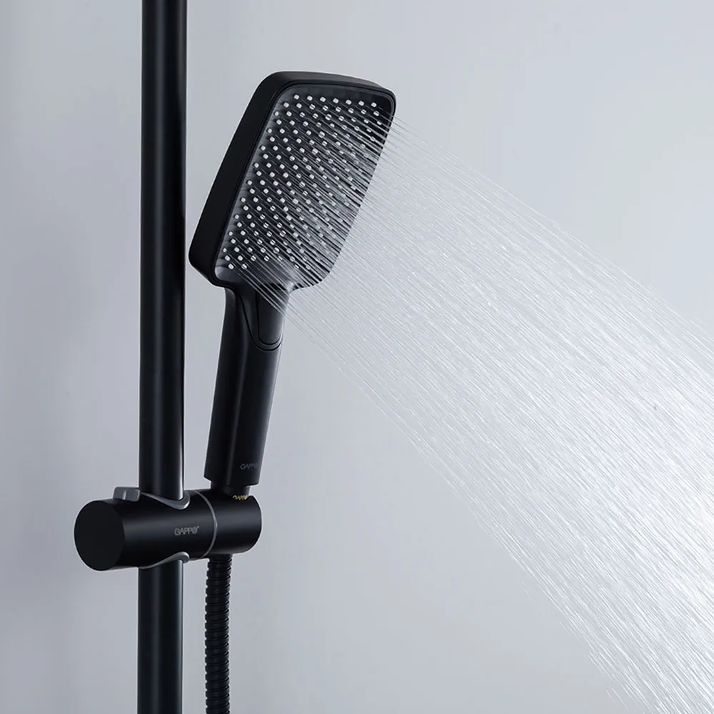 Душевая система GAPPO G2418-26, черный