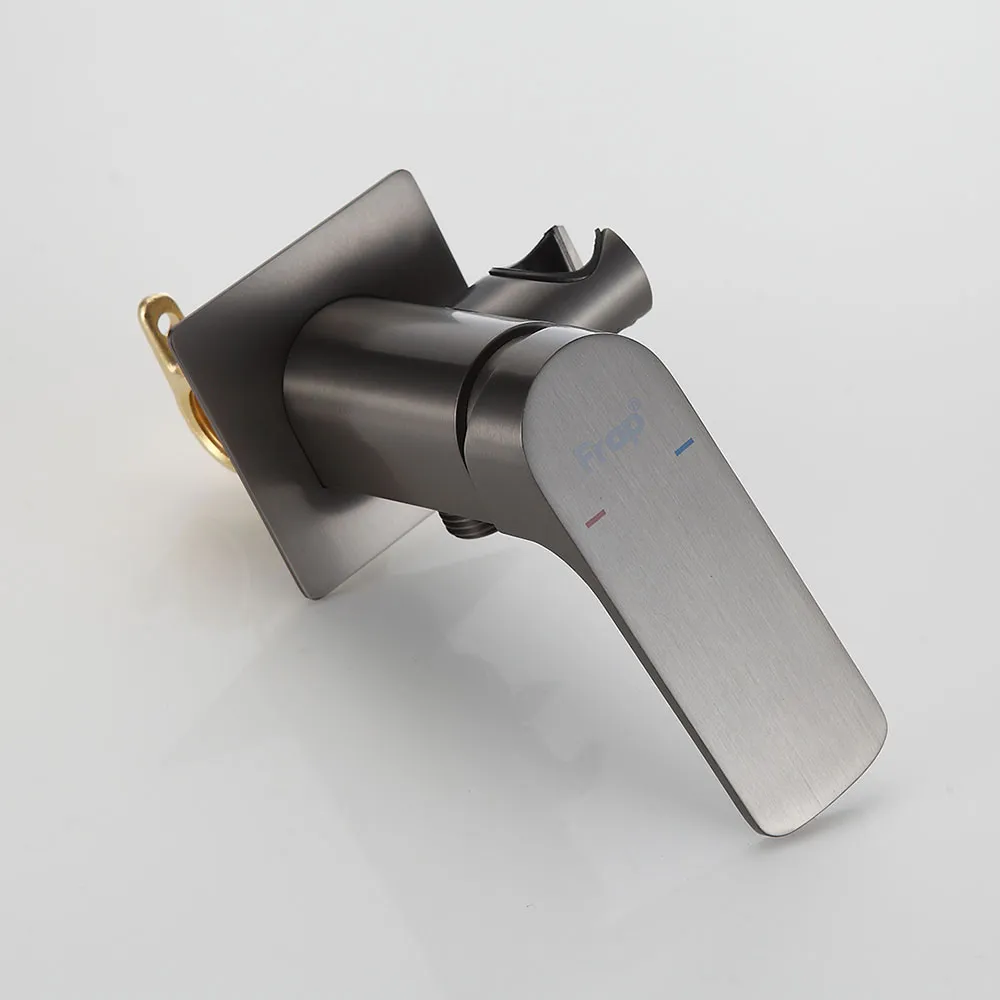 Гигиенический душ со смесителем FRAP F7586-29, оружейная сталь