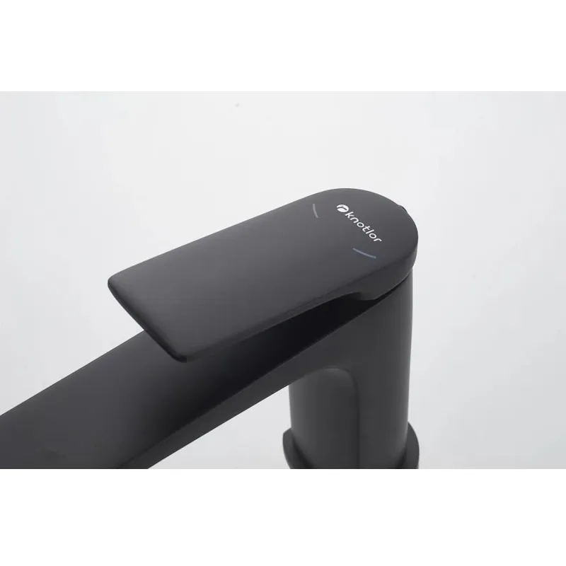 Cмеситель для раковины Knotlor KN-70/BL, черный