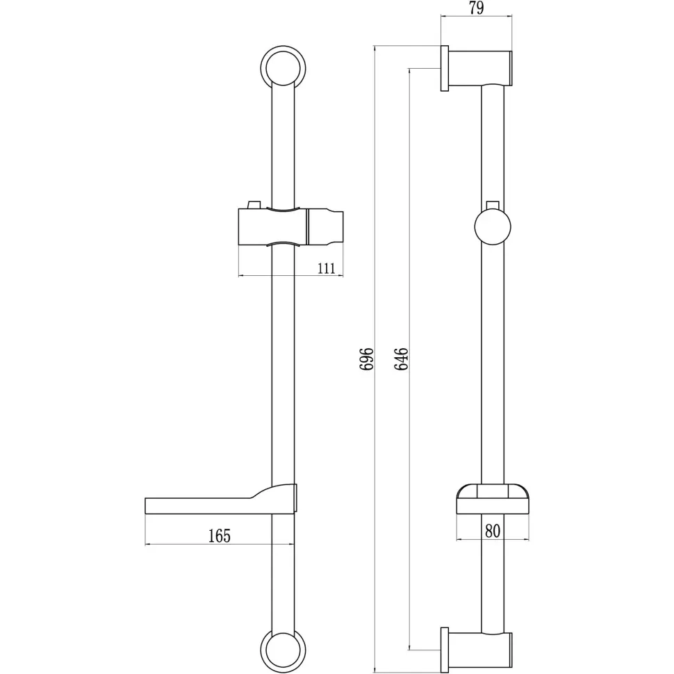 Душевая штанга Fmark FS90666H
