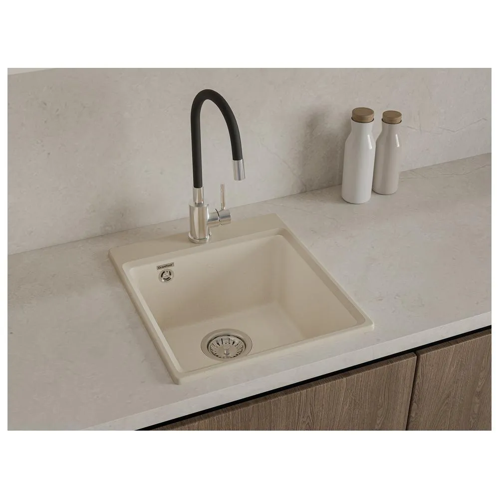 Кухонная мойка GranFest GF-LV-420, кашемир