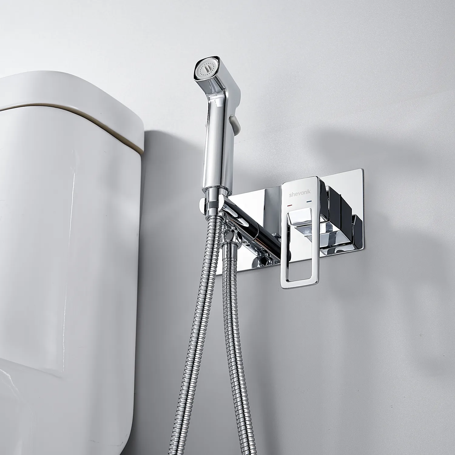 Гигиенический душ со смесителем Shevanik S6805, хром