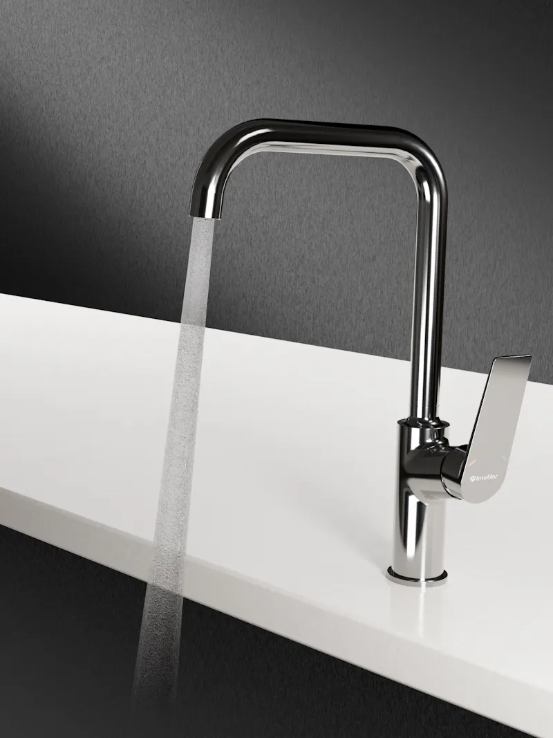 Смеситель для кухни Knotlor KN-61, хром