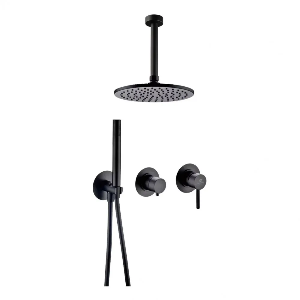 Душевая система встраиваемая FILARETE FL1032BL, черный