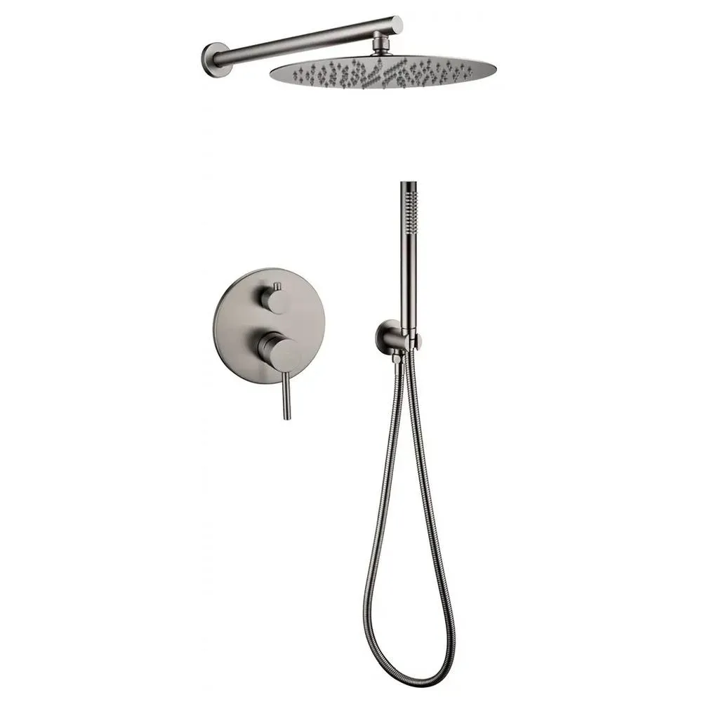 Душевая система встраиваемая (без излива) Grocenberg GB5099BG-3, графит