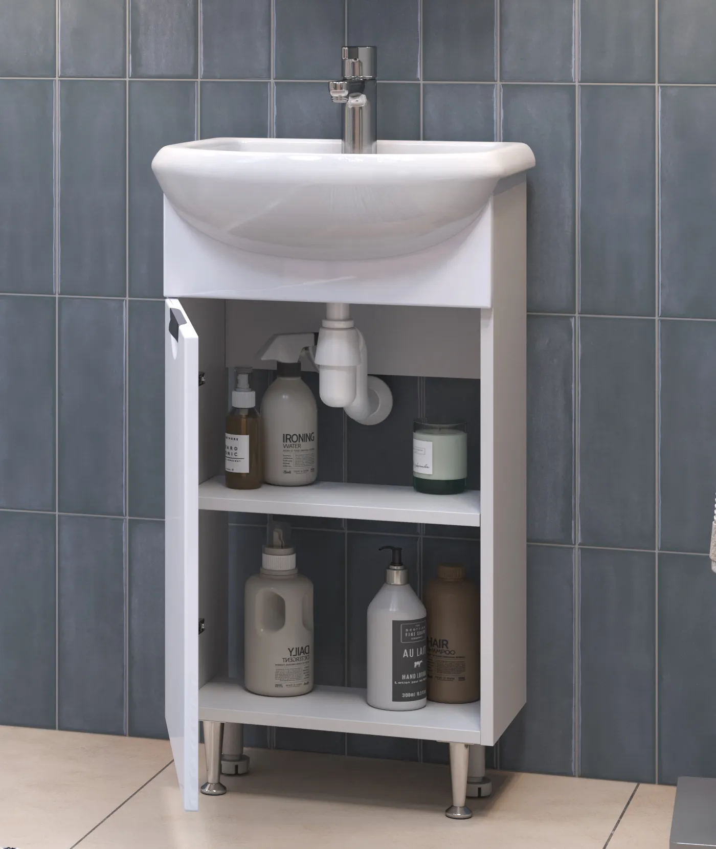 Тумба с раковиной напольная VIGO Callao tn.CAL.UYU.45.1D, 45 см