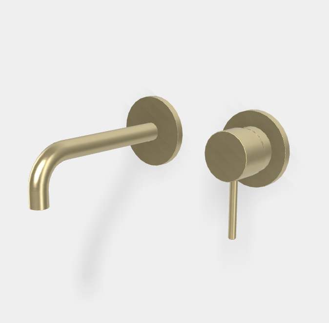 Смеситель для раковины Fima Carlo Frattini Spillo Up, шампань брашированная (F3051WX9HS)