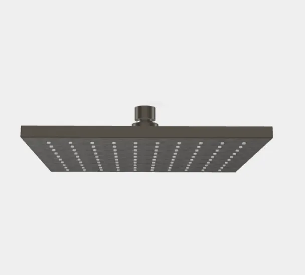 Верхний душ Fima Carlo Frattini Showerhead 250х250, брашированный чёрный хром (F2630/2CS)