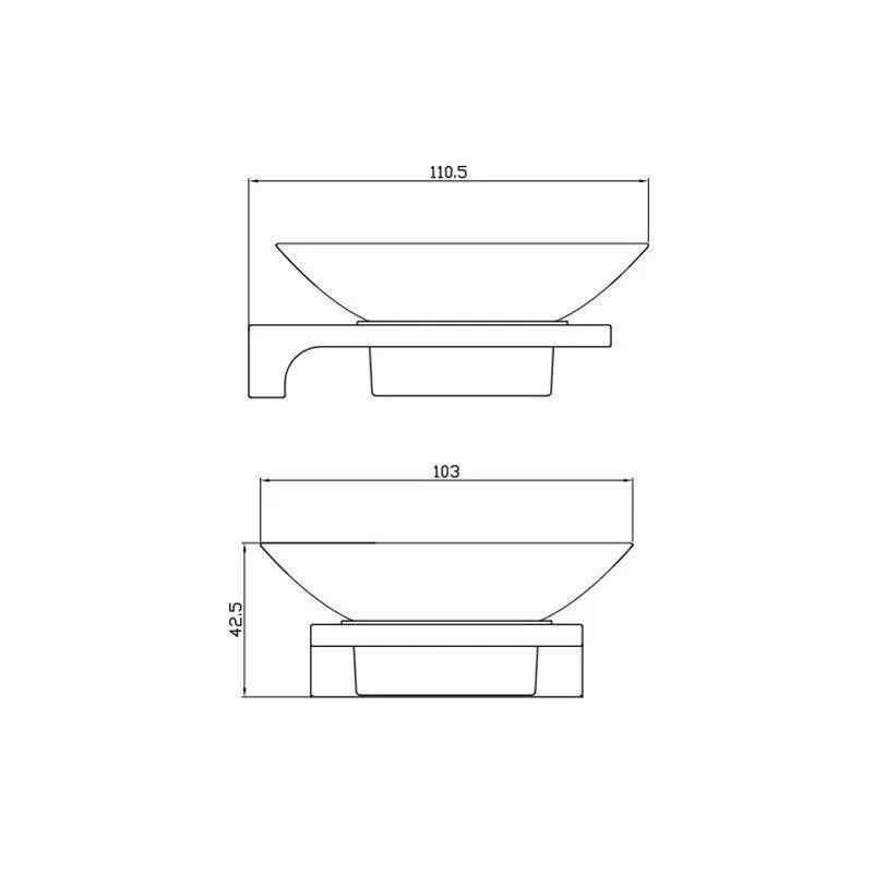Мыльница Rav Slezak NIL NLA0300MG, сатин