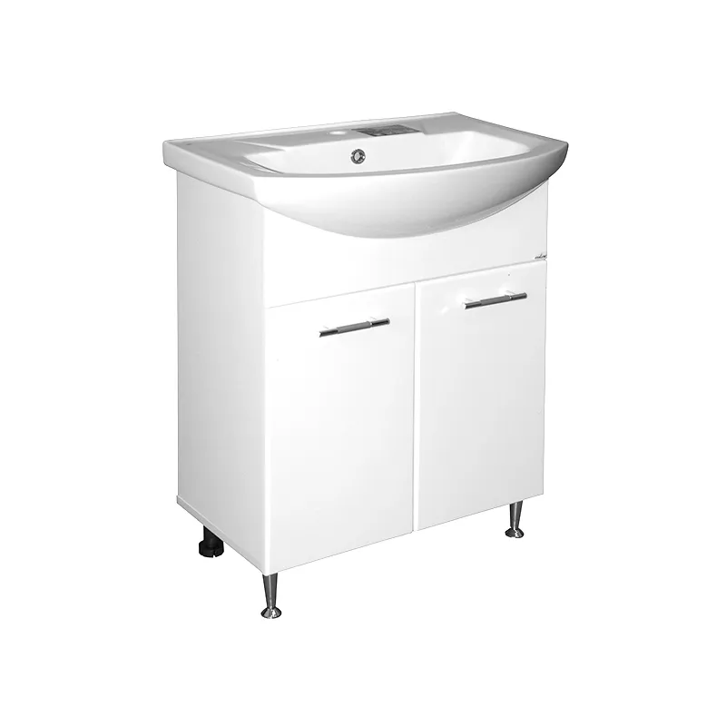 Тумба для ванной MIXLINE "РОСТОК-65" под рак. Элеганс 65 (арт.450011) (ROSA) (ПВХ) (поставляется в разобранном виде) (553917)