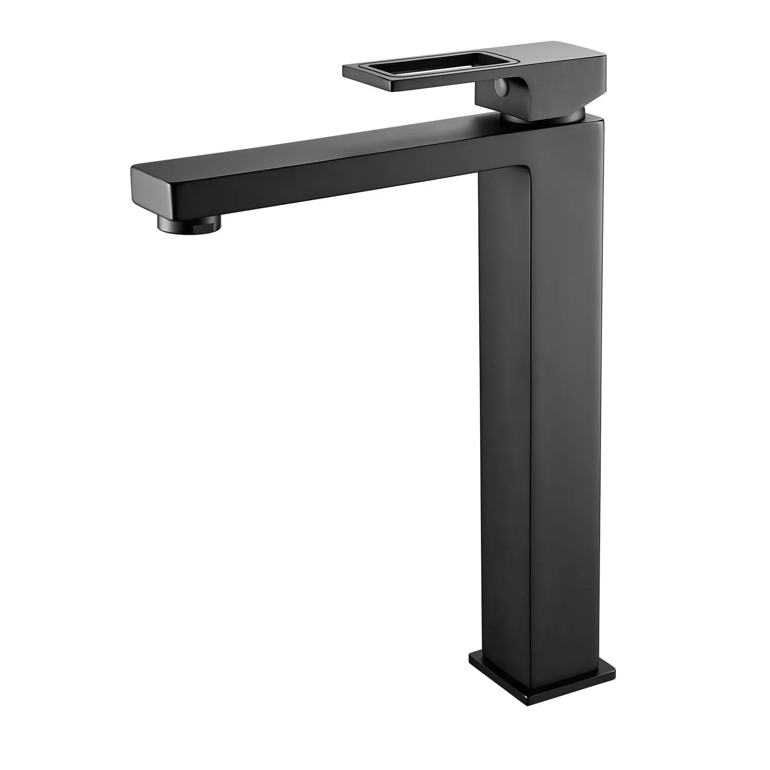 Смеситель для раковины высокий  Raffine F1196H, черный