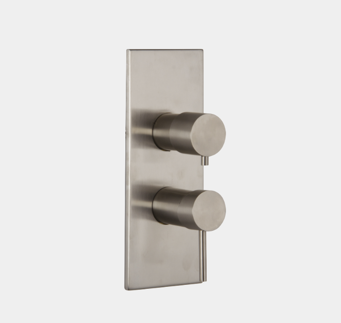 Смеситель для душа Fima Carlo Frattini Spillo Steel, на 2/3 потребителя, нержавеющая сталь (F3079X6INOX)