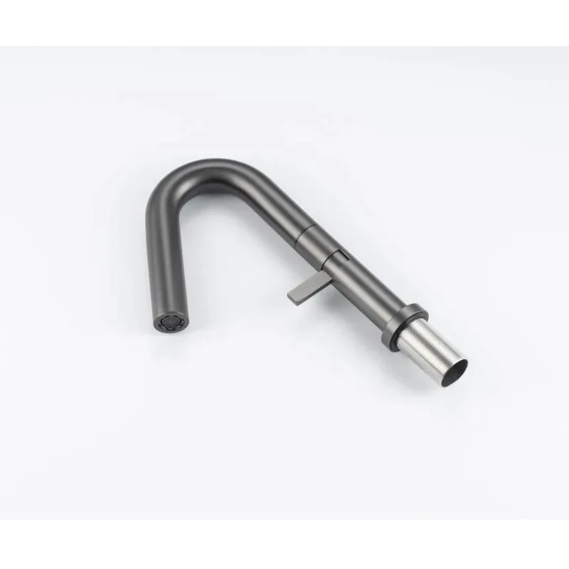 Cмеситель для раковины Knotlor SS-30/GM, оружейная сталь