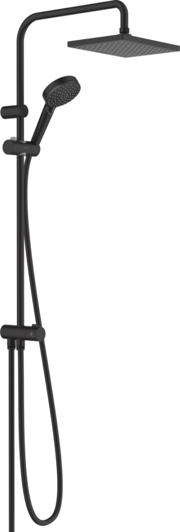 Душевая система HANSGROHE Vernis Shape Showerpipe 230 1jet Reno Матовый чёрный (26282670)