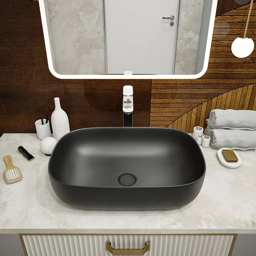 Раковина чаша Maretti FL13NS66-560, черная