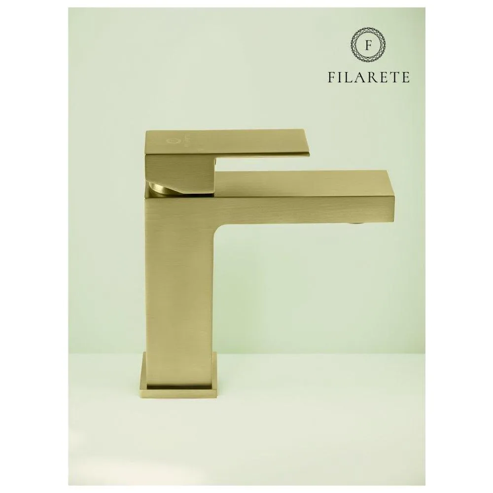 Смеситель для раковины FILARETE Fing FL5040MG, матовое золото