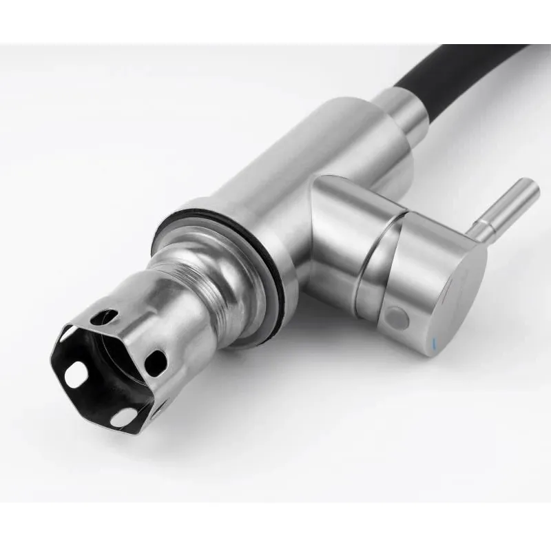 Смеситель для кухни с гибким изливом Knotlor SS-02, сатин