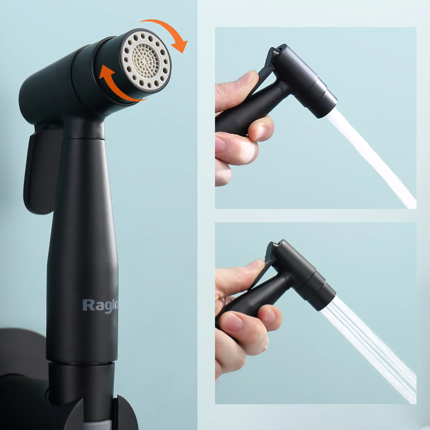 Смеситель Raglo встраиваемый с гигиеническим душем (R20.52.06)