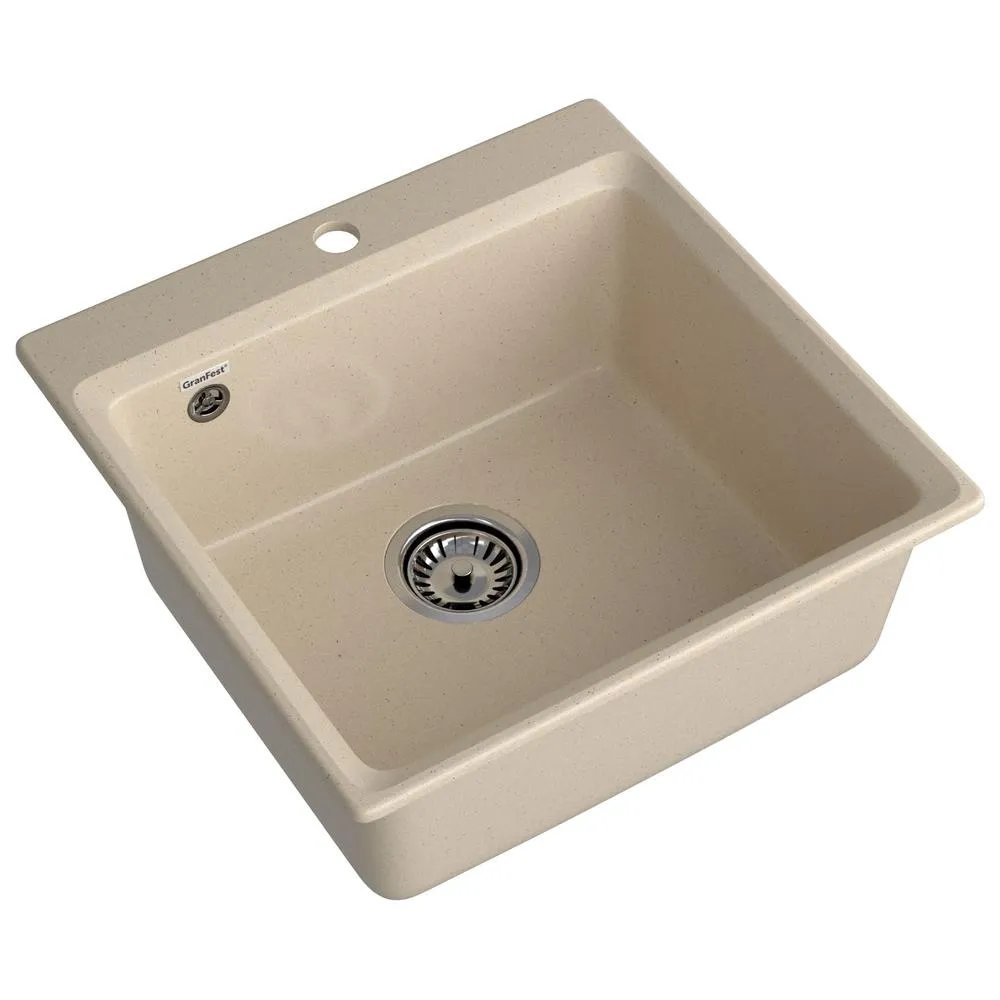 Кухонная мойка GranFest LEVEL 510, кашемир