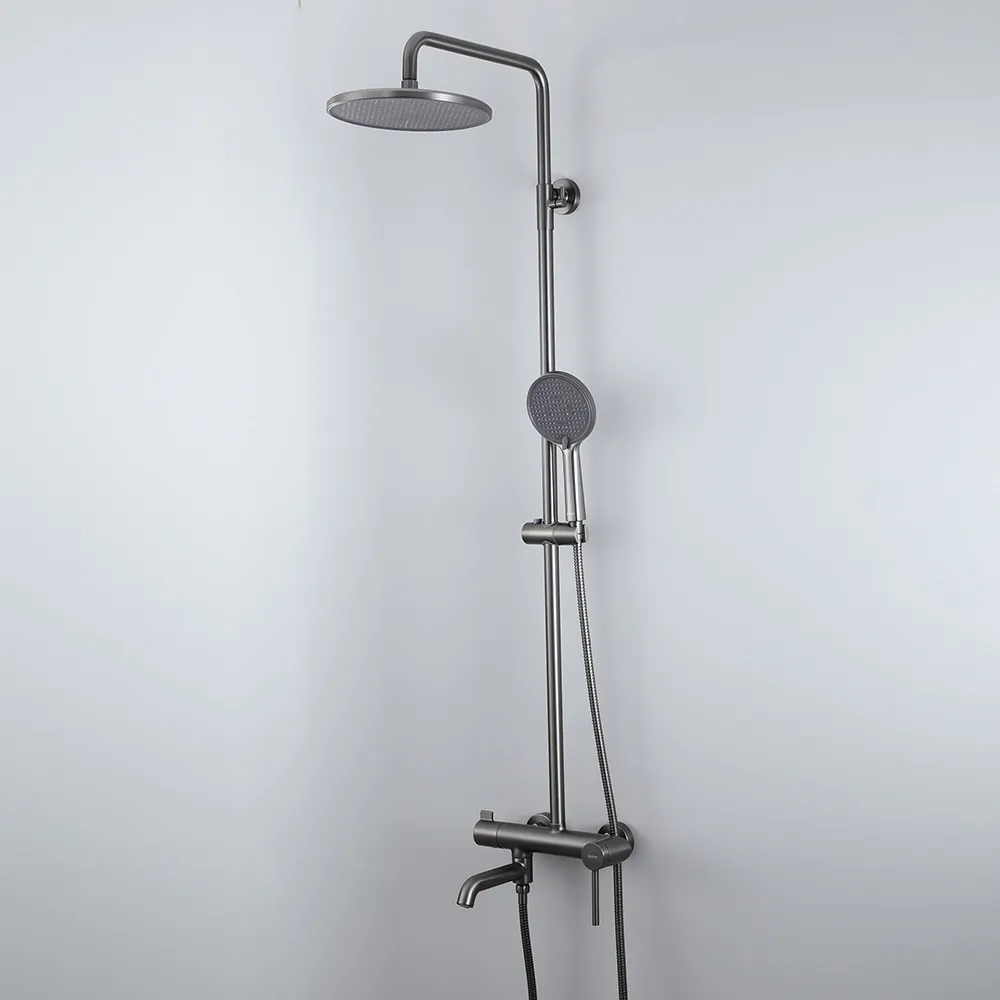 Душевая система GAPPO G2406-9, оружейная сталь