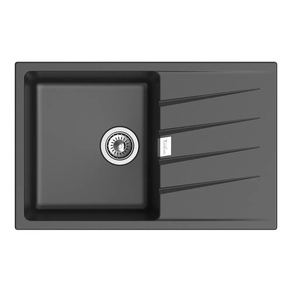 Кухонная мойка Rivelato RAUM RM-78, антрацит