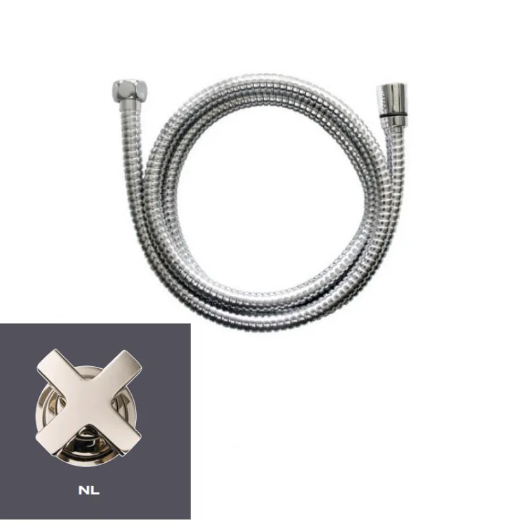 Шланг для душа Nicolazzi длина шланга 2000 мм, Polished Nickel (R7098 NL)