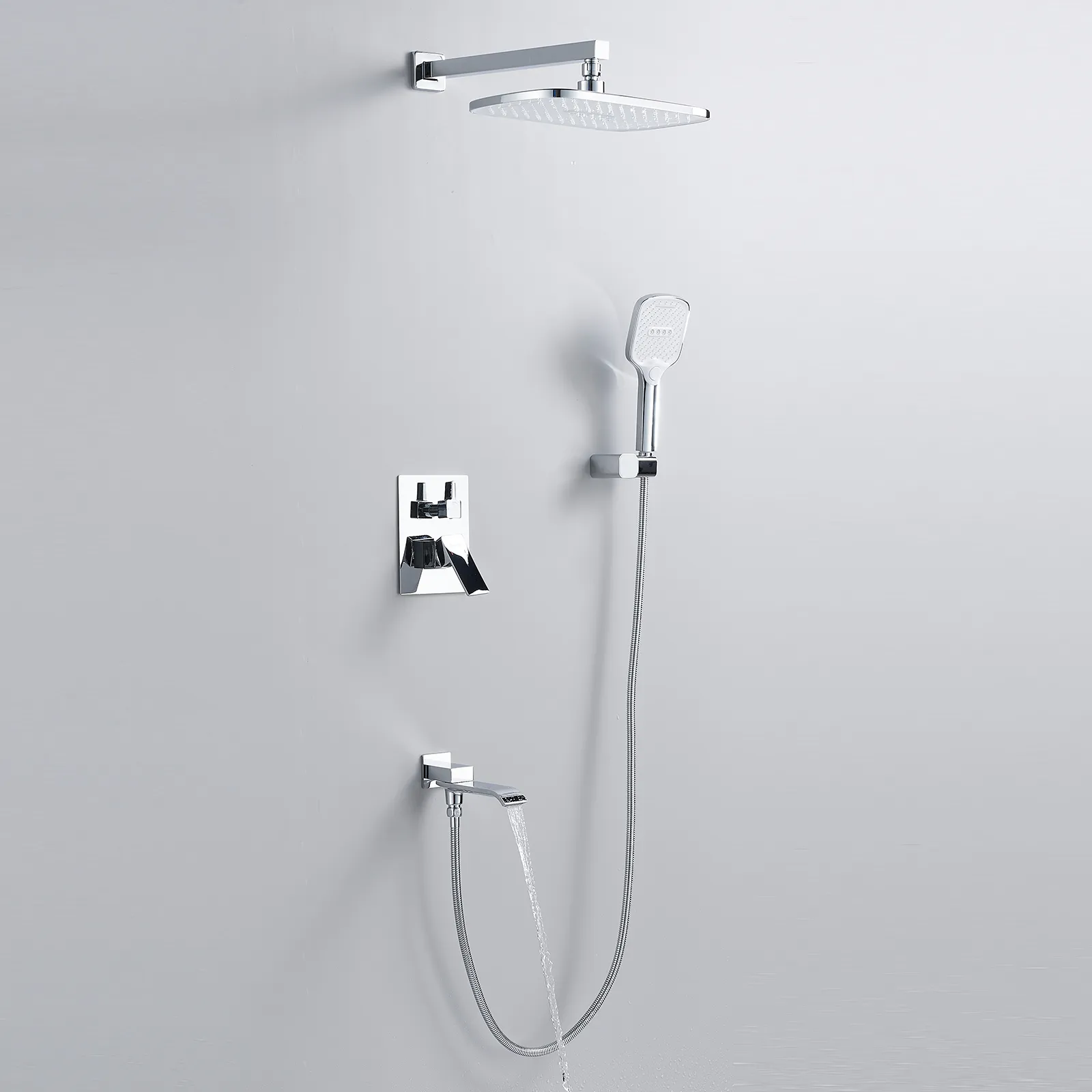 Душевая система встраиваемая Shevanik S4035, хром