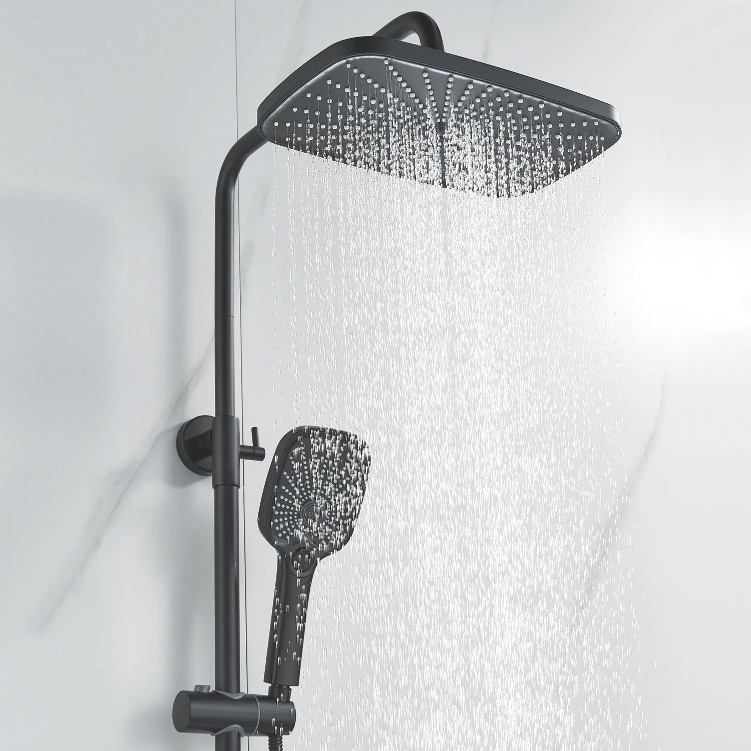 Душевая система Raffine F3685H, черный