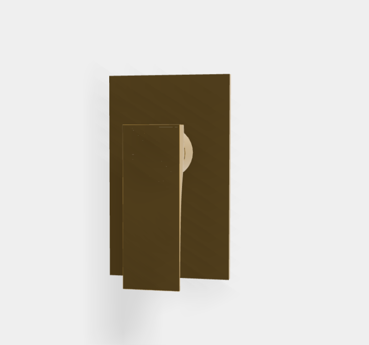 Смеситель для душа Fima Carlo Frattini Zeta, на 1 потребитель, золото (F3969X1OR)