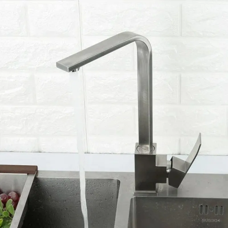 Смеситель для кухни FASHUN A54018, сатин