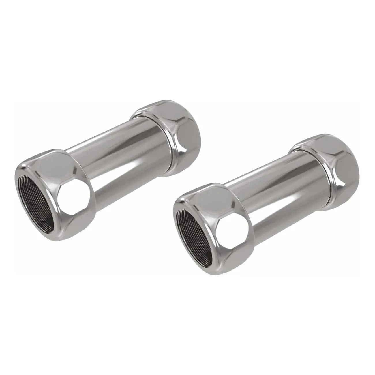 Соединение прямое гайка/гайка (3/4"x1/2") Terminus 04ПС3/4х1/2ГГ, хром