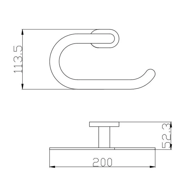 Держатель для туалетной бумаги Rav Slezak YUKON YUA0401CB, хром/белый