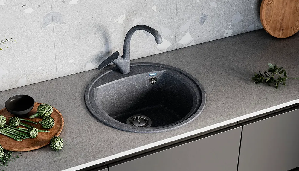 Мойка Ulgran Classic ультра-черный (U-603-344)