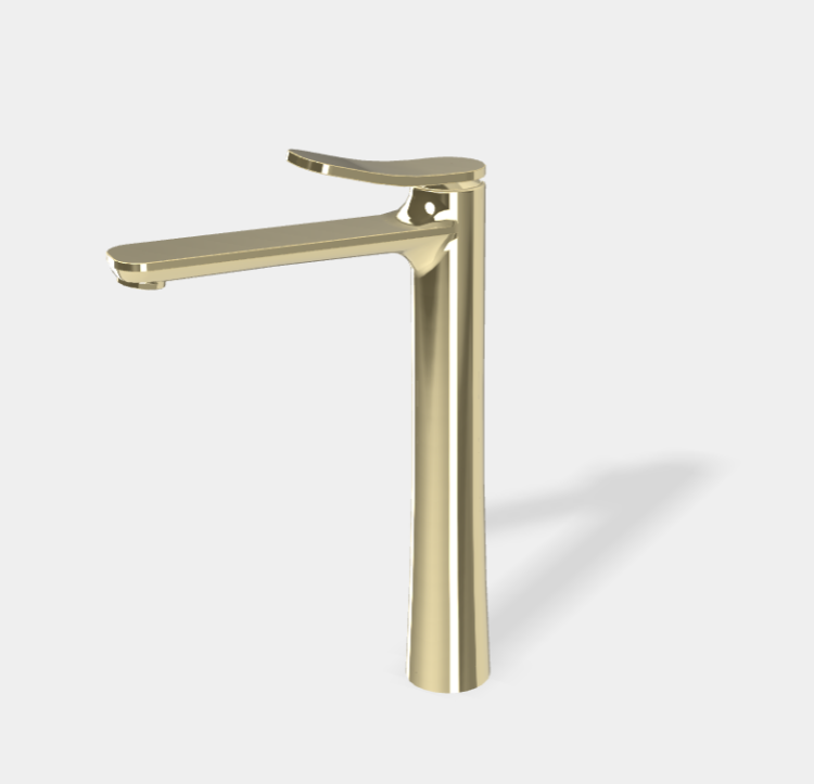 Смеситель для раковины Fima Carlo Frattini Flo', шампань (F3801/HHL.1)