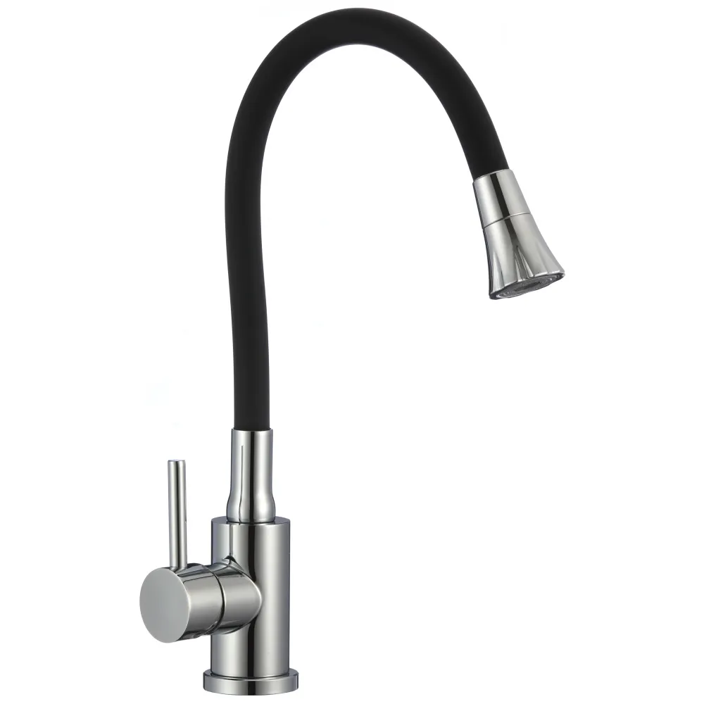 Смеситель для кухни с гибким изливом и режимом душ Fmark FS8299A-01, хром