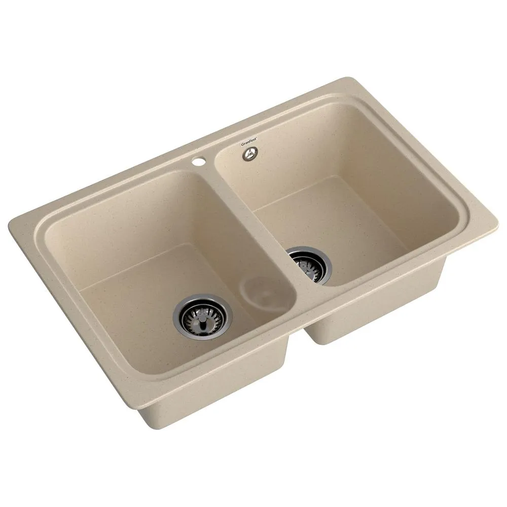 Кухонная мойка GranFest STANDART 780K, кашемир