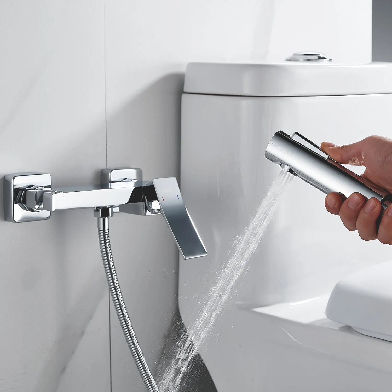 Гигиенический душ со смесителем Shevanik S4005-1, хром