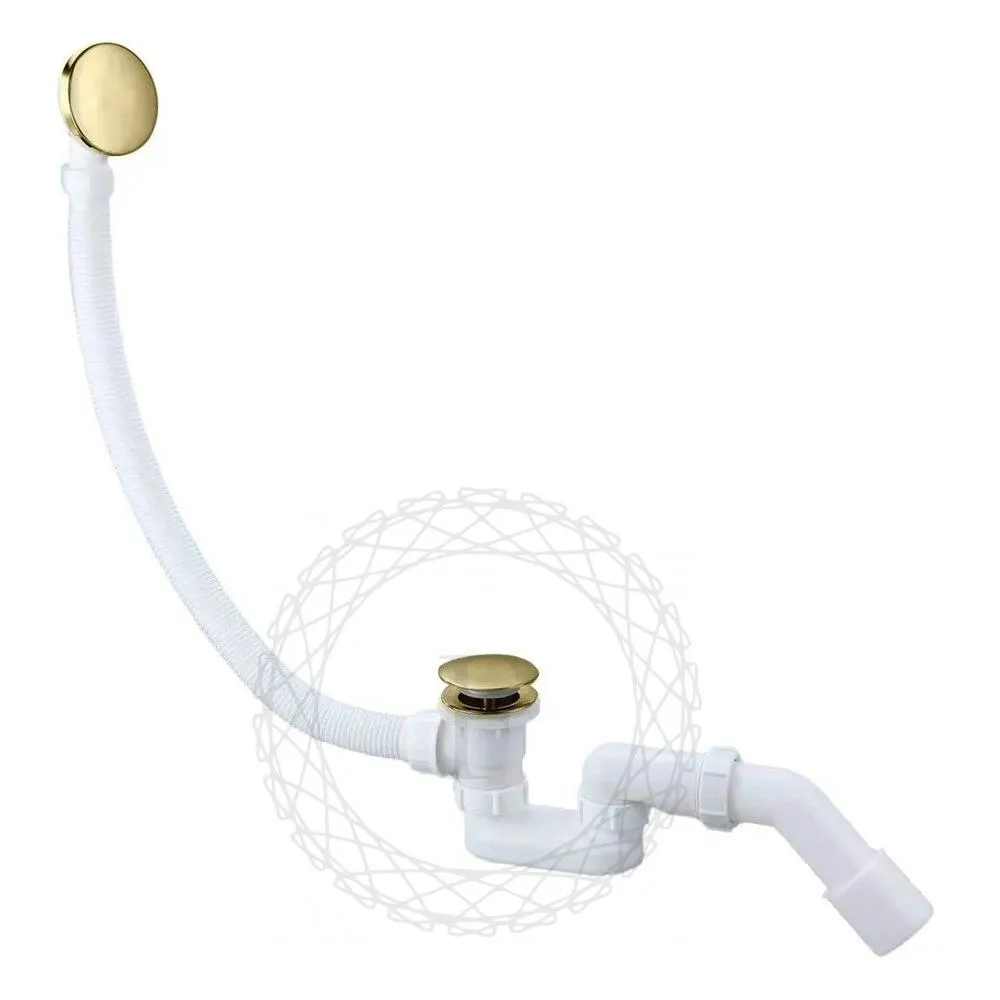 Слив-перелив (автомат, 90 см.) FILARETE FL90MG, матовое золото