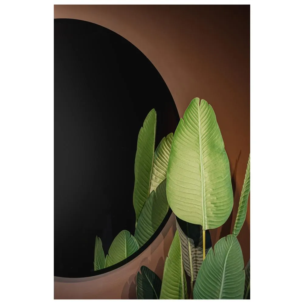 Зеркало Silver Mirrors Monaco-BLACK d1000 (бесконтактный сенсор, доп.упаковка)