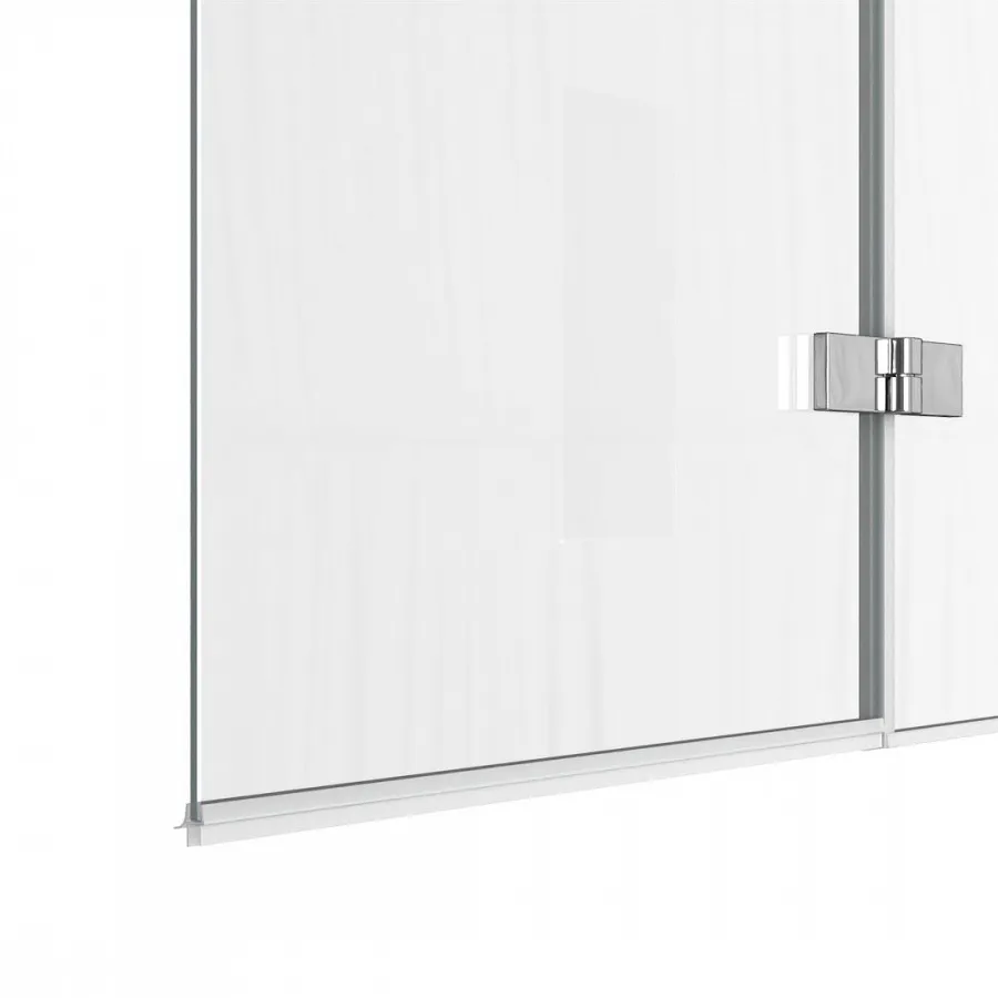 Шторка на ванну 100х140 см Maretti Valentina VA41R100140097-015, профиль хром