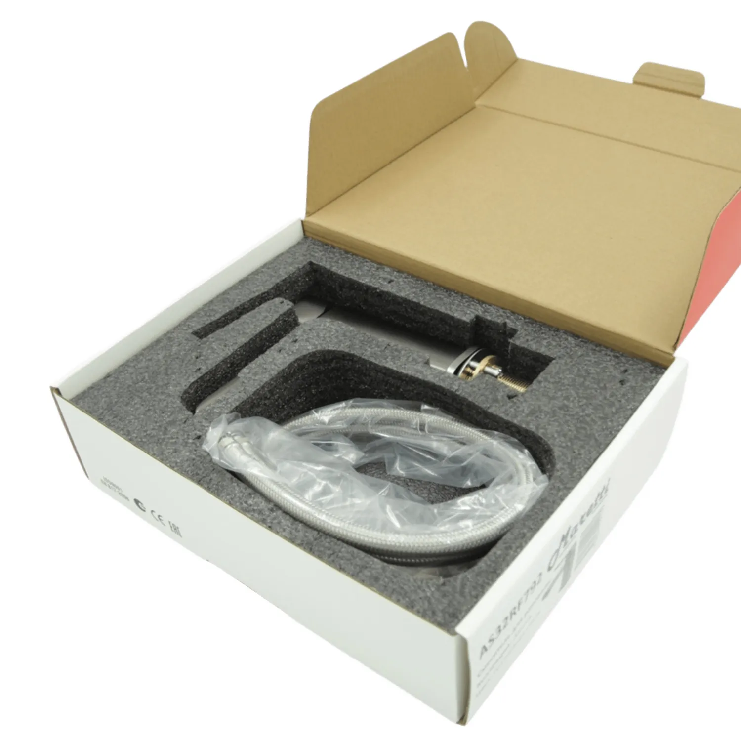 Смеситель для раковины Maretti Alessia AS32RF792, оружейная сталь