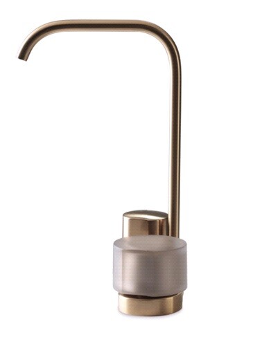 Ручка для смесителя Fima Carlo Frattini So, сатинированное стекло/бронза металлизированная (S2VS02)