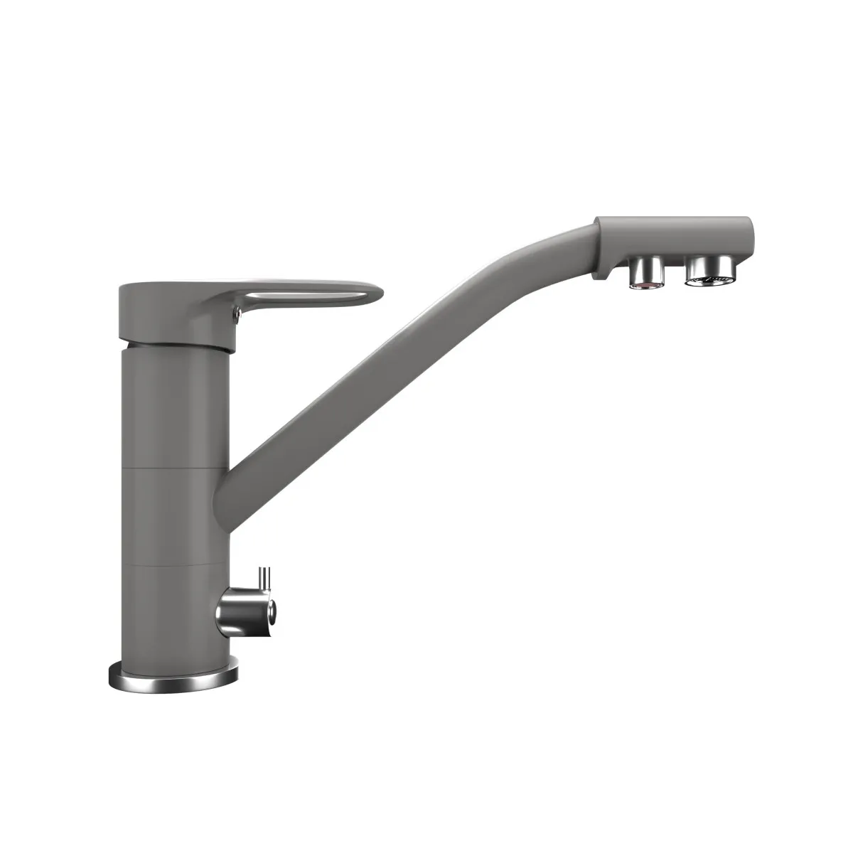 Смеситель для кухни Ulgran UQ-010-09, асфальт