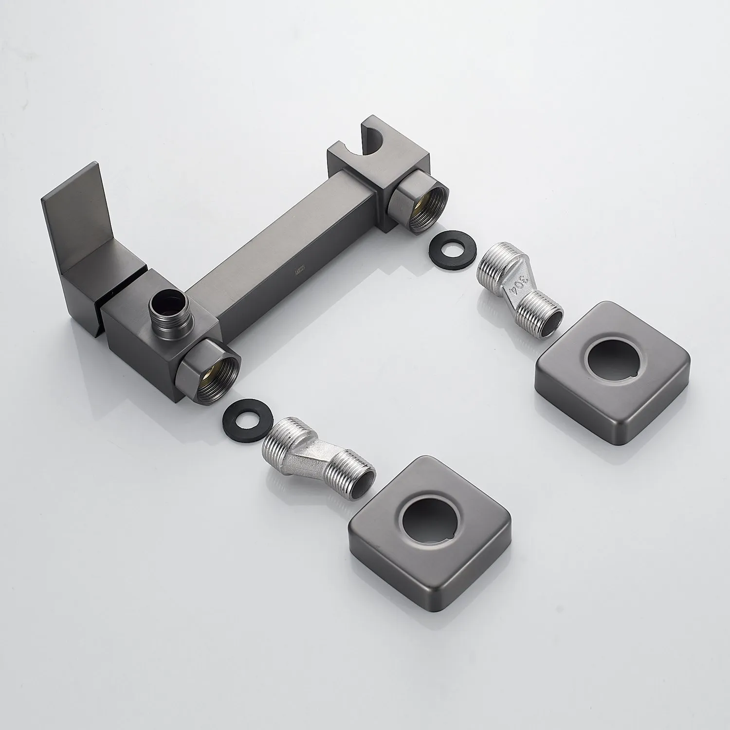 Гигиенический душ со смесителем Raffine F237T, оружейная сталь