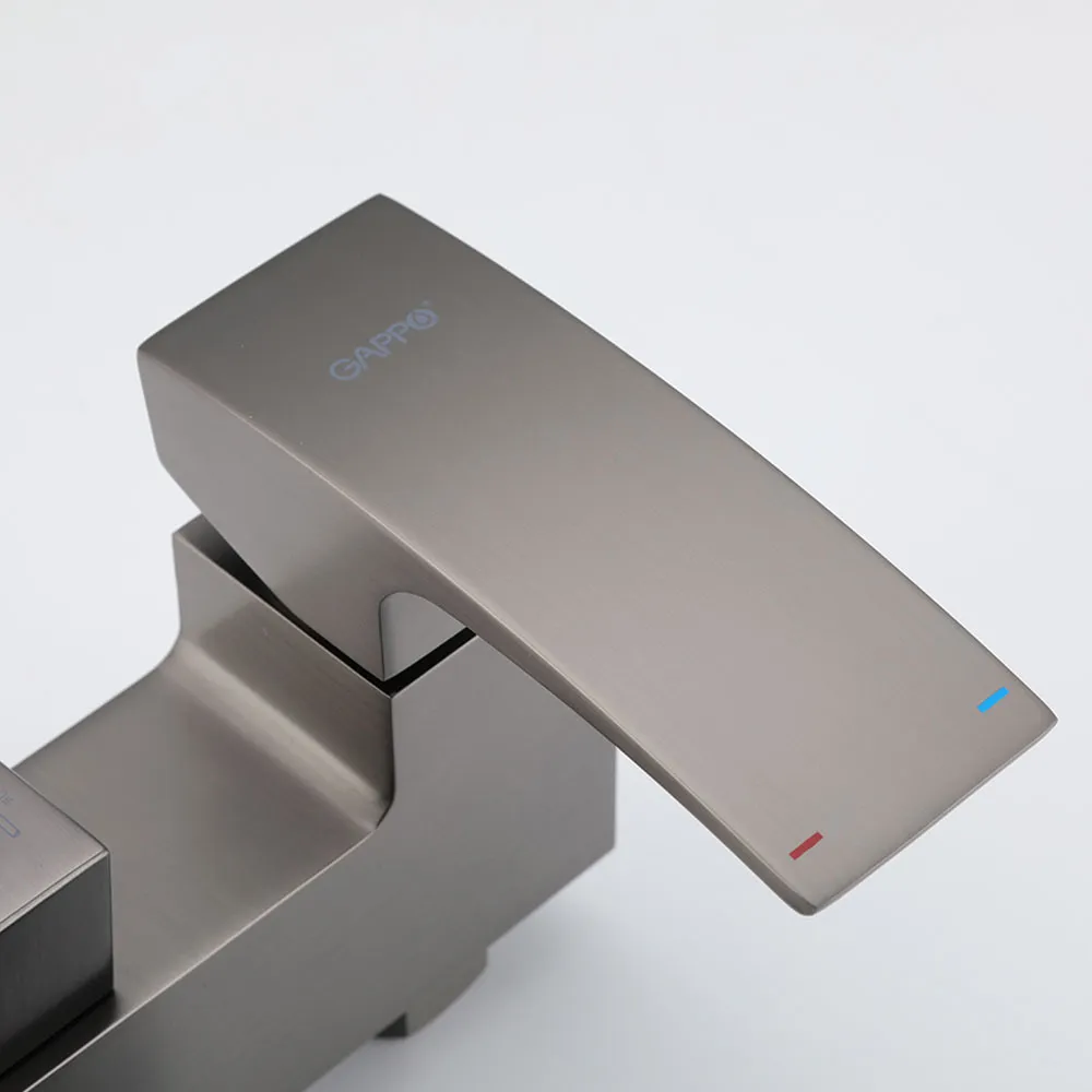 Душевая система GAPPO G2407-9, оружейная сталь
