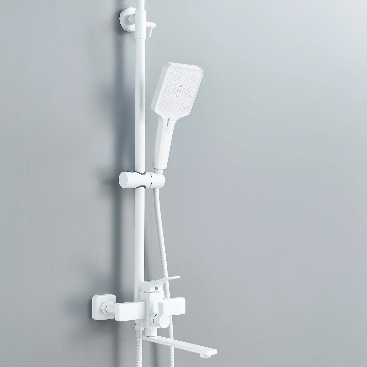 Душевая система Shevanik S6136C, белый