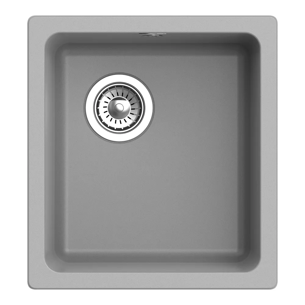 Кухонная мойка Rivelato BERKANA BK-35, серый металлик
