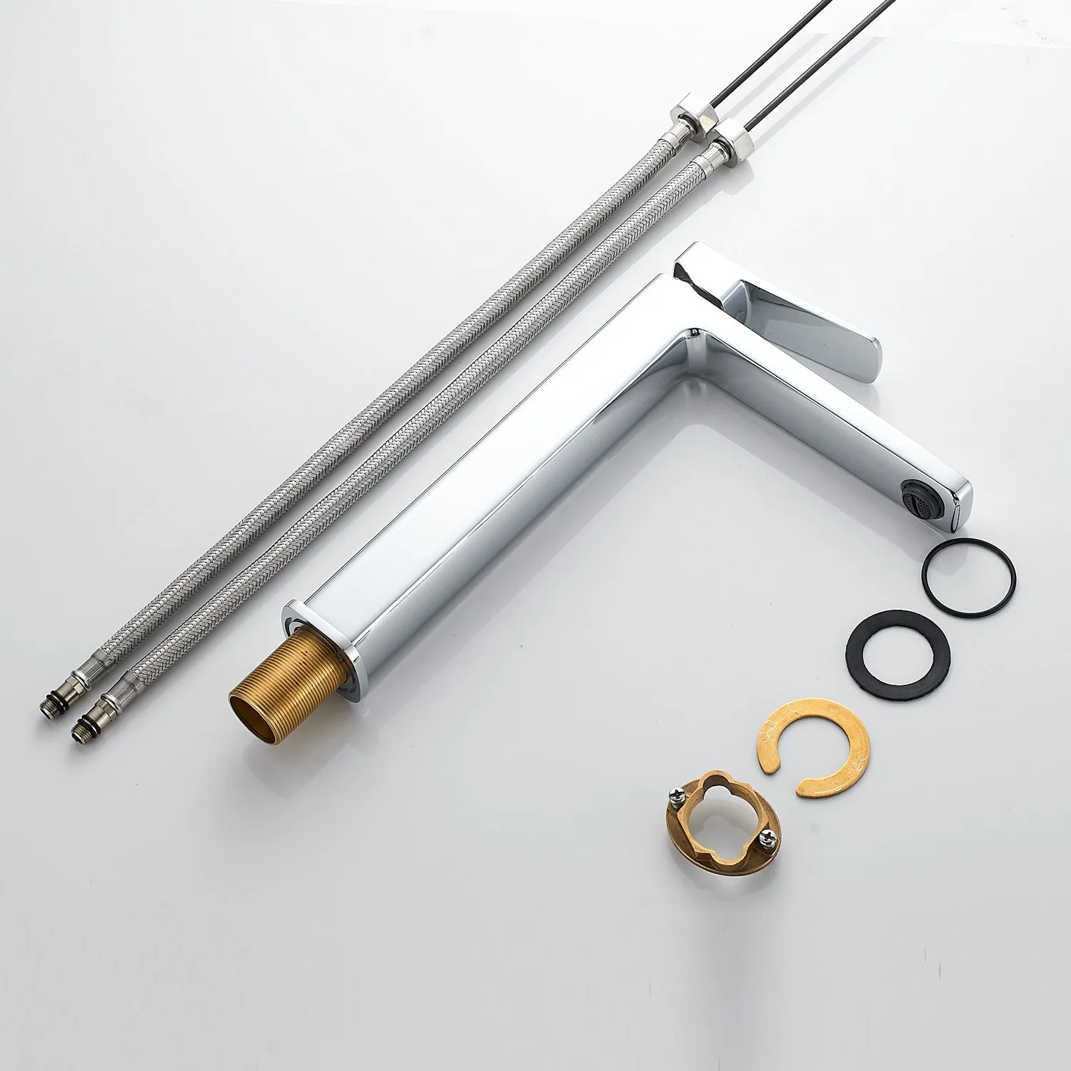 Смеситель для раковины высокий  Raffine F1199, хром