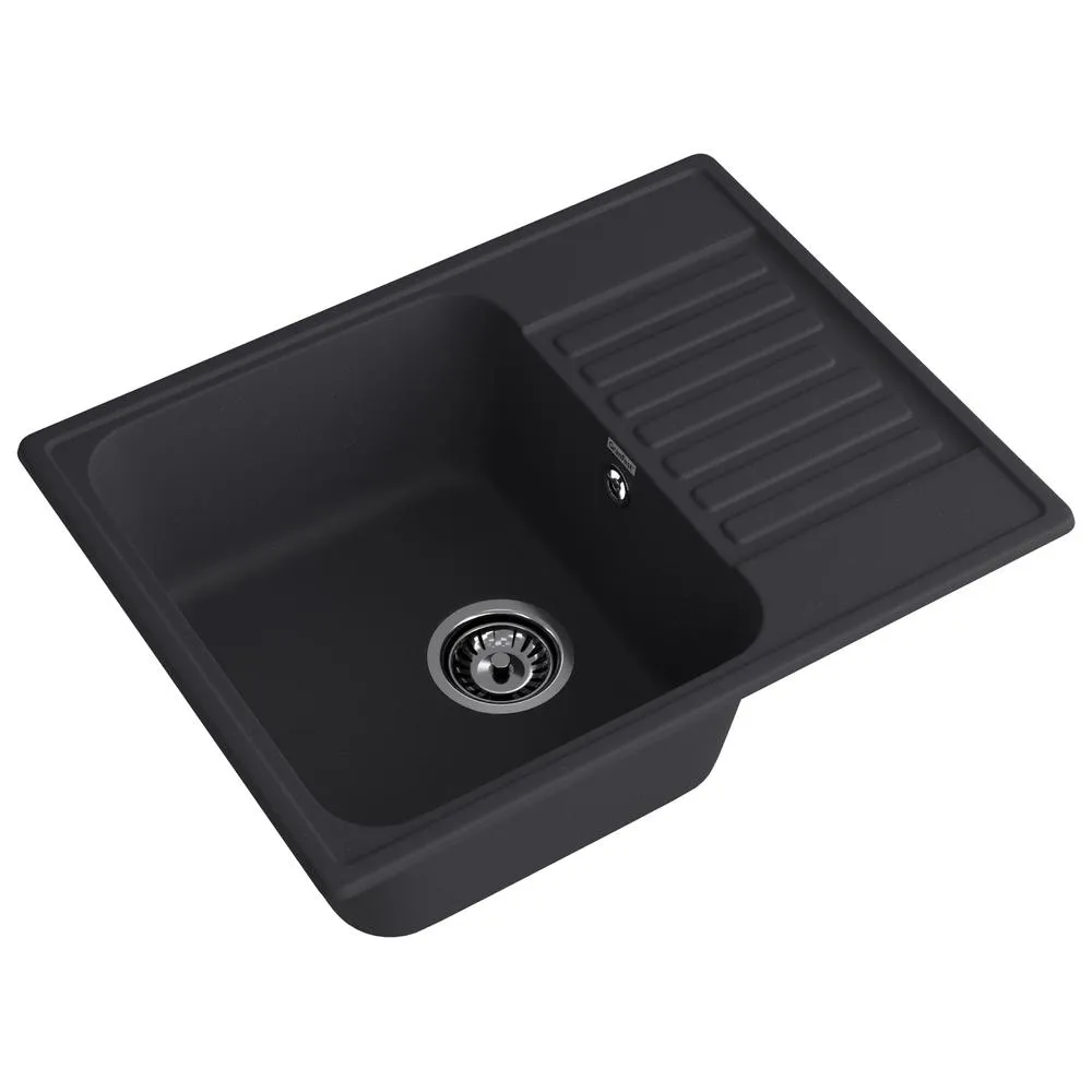 Кухонная мойка GranFest QUARZ 13, черный